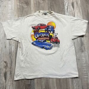 Vintage 90s XL Willys World Gasser Championship 1994 Buffalo Hanes‎ Beefy USA
